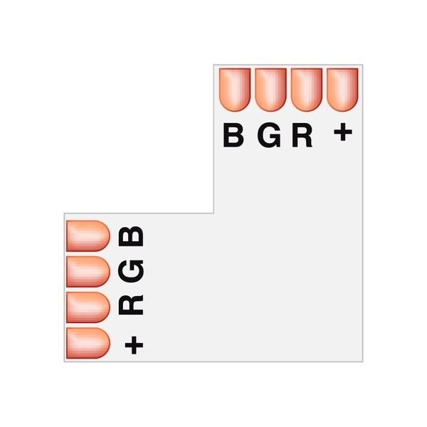 EVN RGB-Stripe L-Verbinder LSTR10RGBL