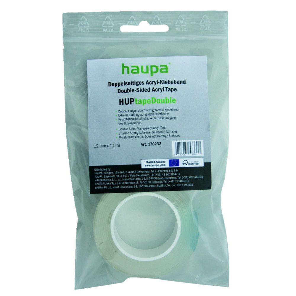 Haupa Acryl Tape transparent 170232 