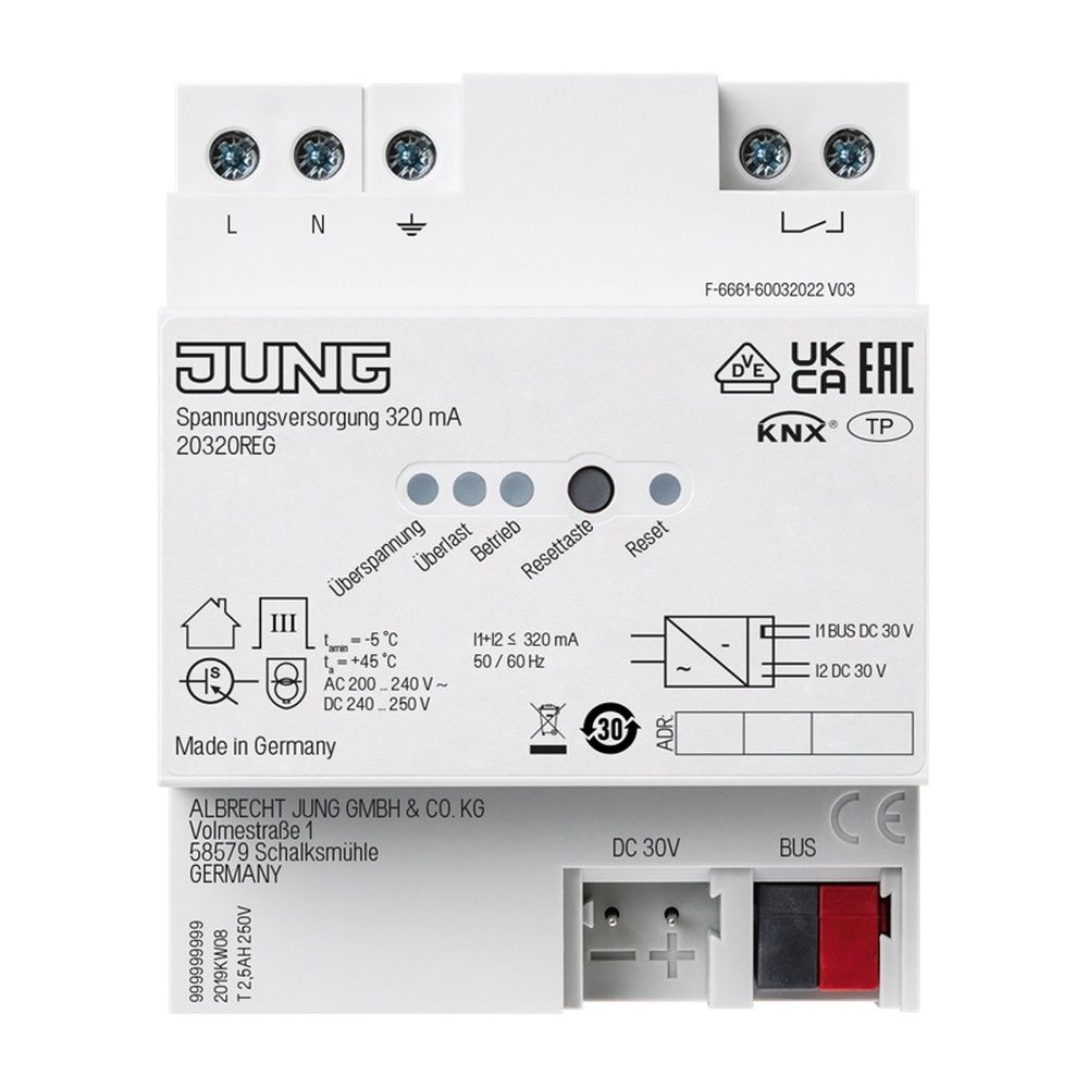 Jung KNX Spannungsversorgung 20320REG