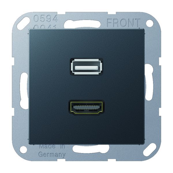 Jung HDMI USB Tragring MA A 1163 ANM EAN Nr. 4011377132306