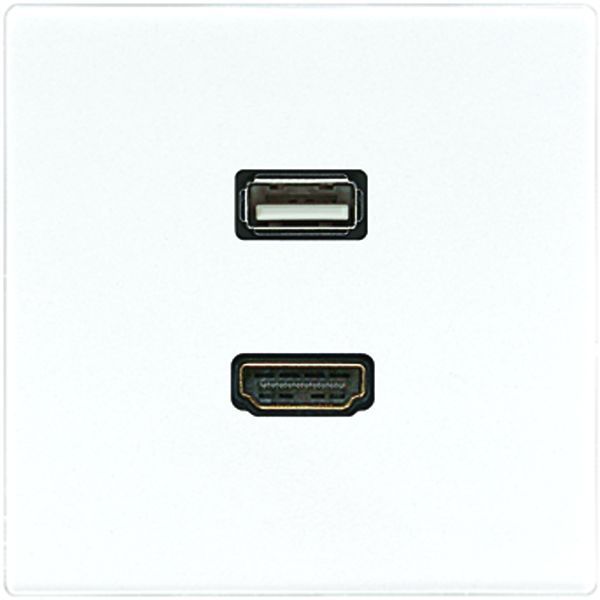 Jung HDMI USB Tragring MA LS 1163 WW EAN Nr. 4011377072428