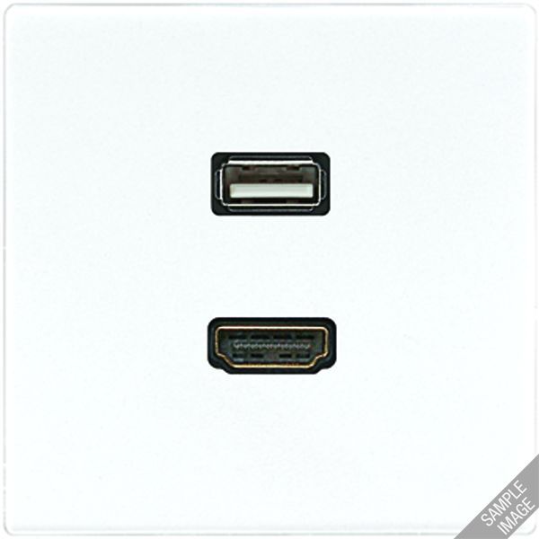 Jung HDMI USB Tragring MA LS 1163 EAN Nr. 4011377072411