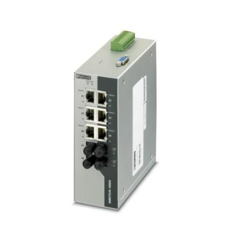 Phoenix Contact Industrial Ethernet Switch 2891037 Typ FL SWITCH 3006T-2FX ST 