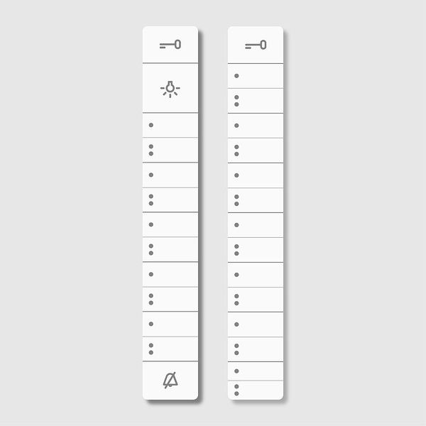 Siedle Schrifteinlage 200029575-00 Typ BTC 850-...