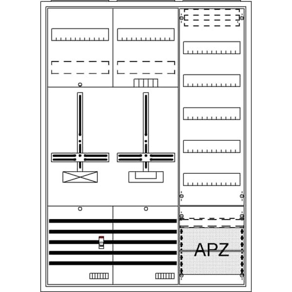 Striebel & John Zählerkomplettschrank 2CPX054268R9999 Typ DA37GC