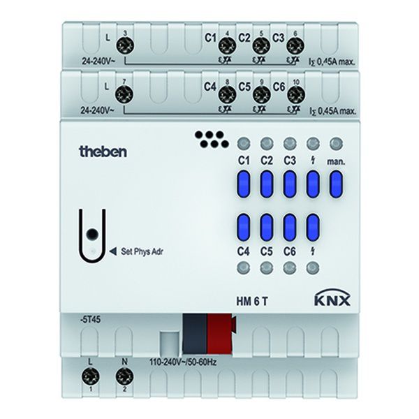 Theben Heizungsaktor 4940240 Typ HM 6 T KNX